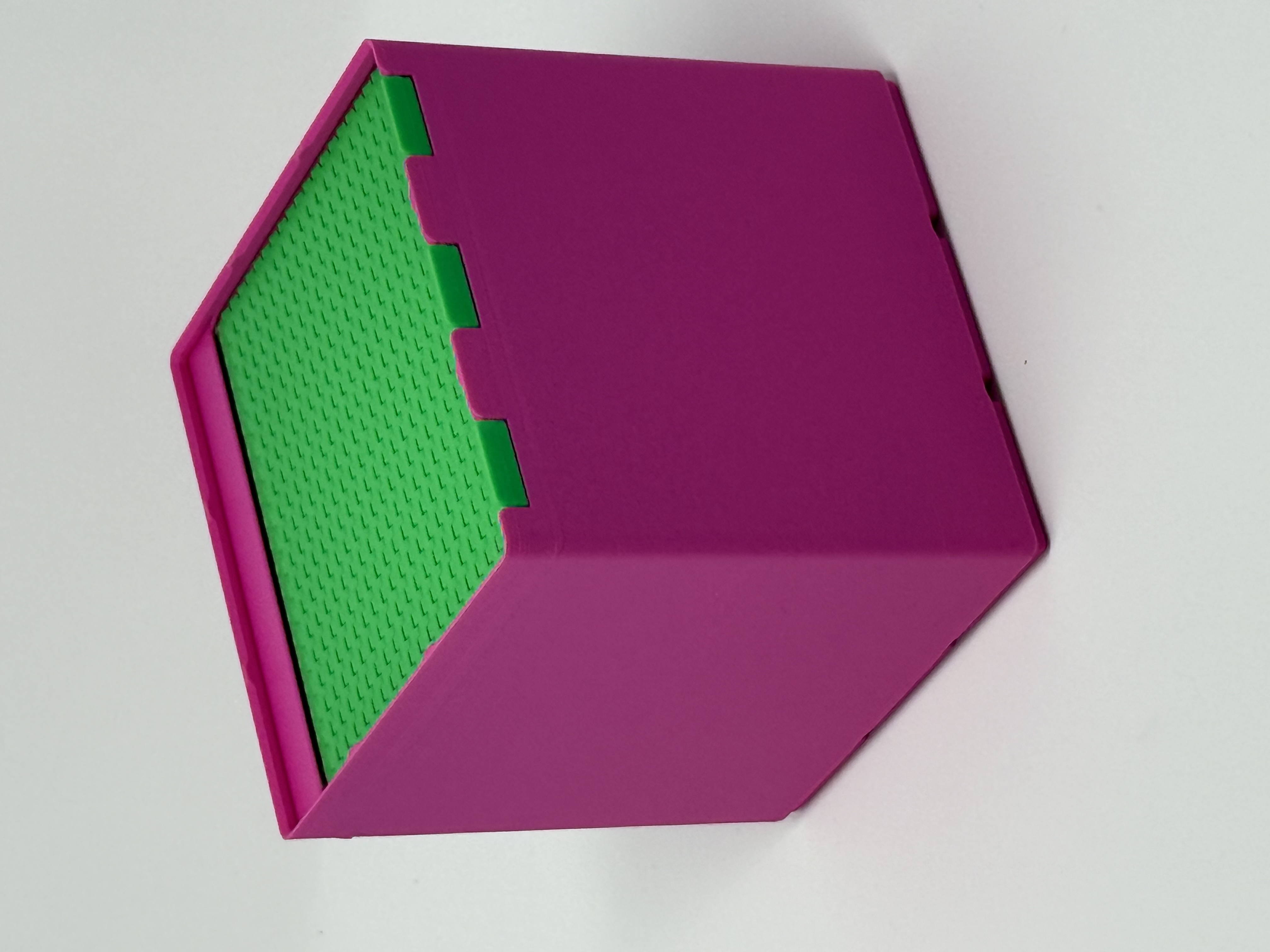 Miniatura 10 do modelo 3D Gridfinity bin (stackable) with roller lid