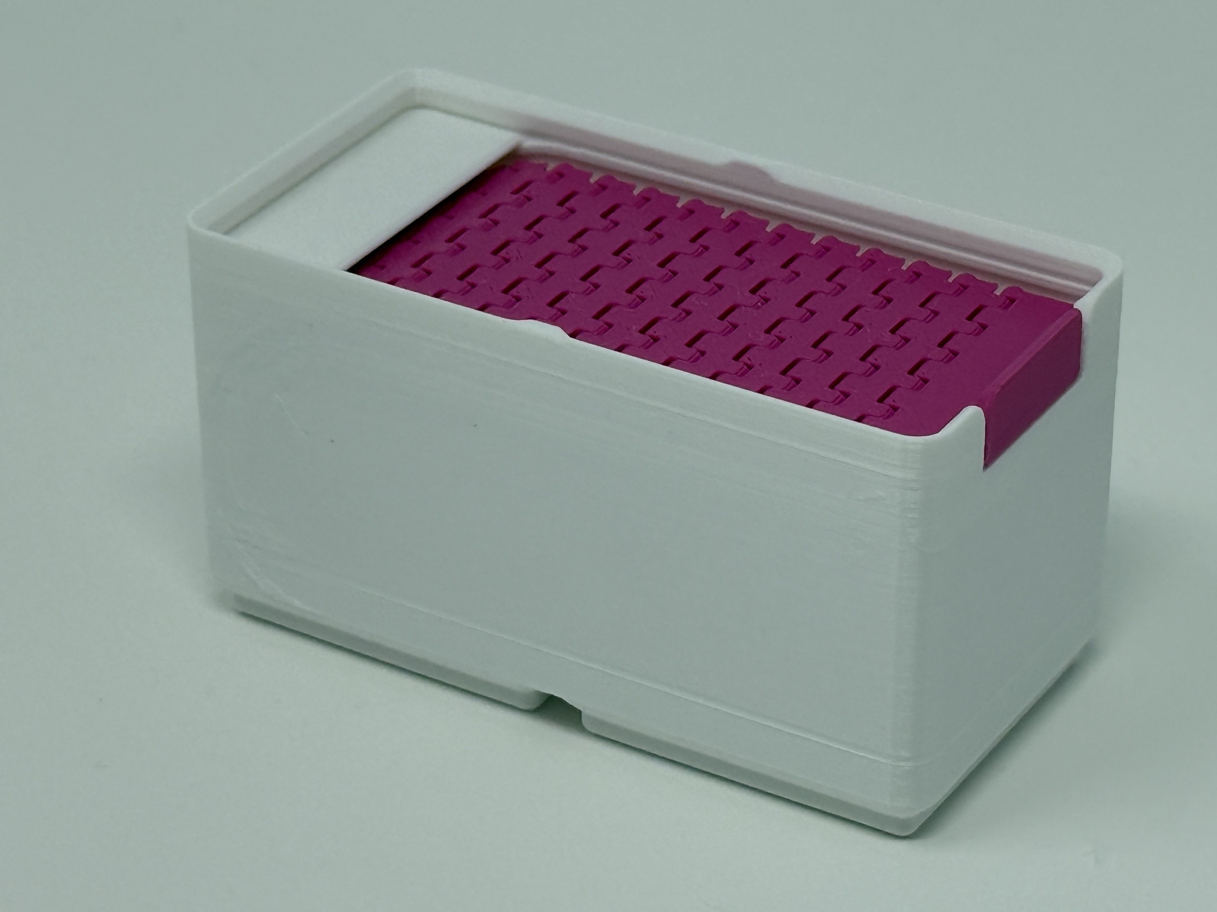 Miniatura 2 del modelo 3D Gridfinity bin (stackable) with roller lid