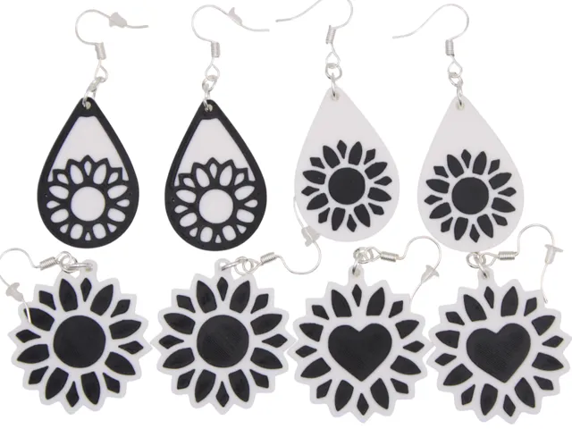 Halloween Earring pt 13 - Flowers