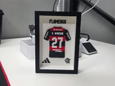 Frame – Flamengo Shirt - BRUNO HENRIQUE