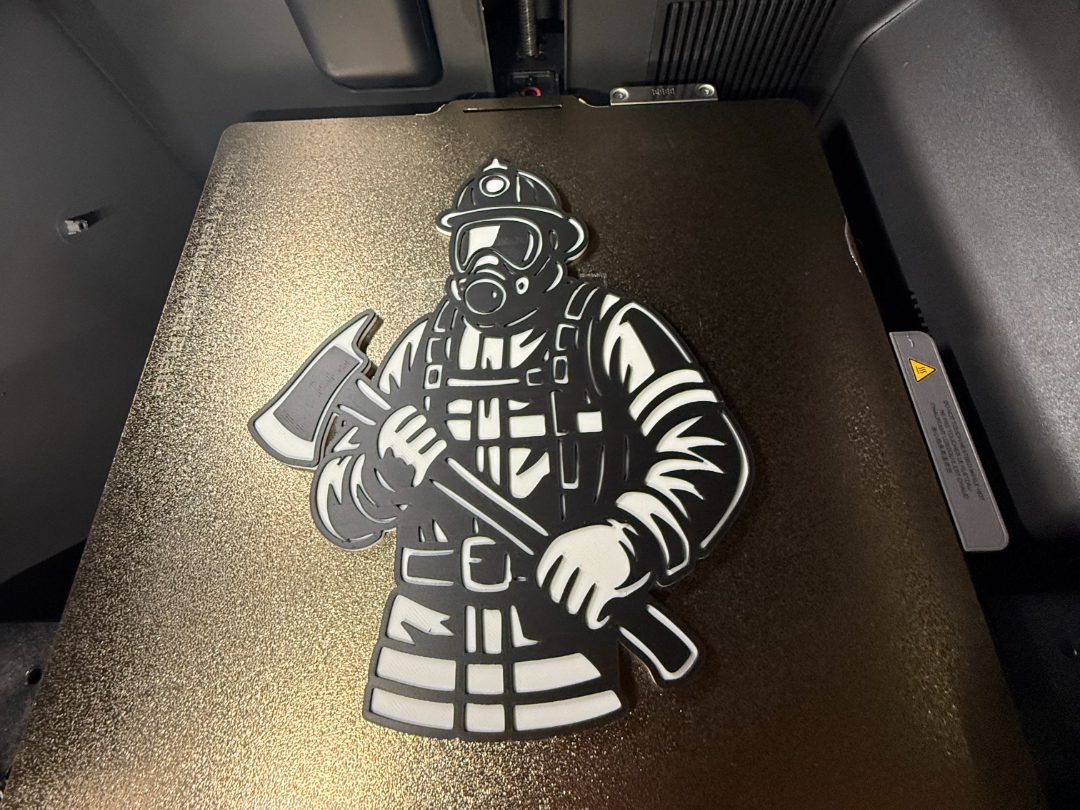FIREFIGHTER WALL ART 