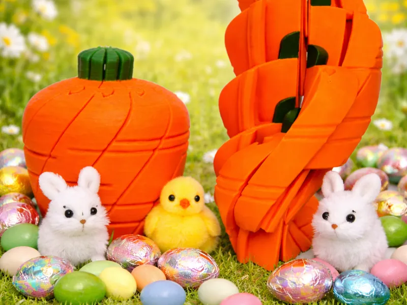 Twisty Easter Carrot (2 Sizes)
