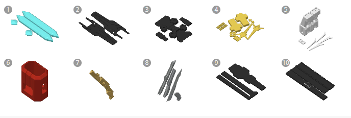 Miniatura 5 do modelo 3D 骑士之剑（V2版本）