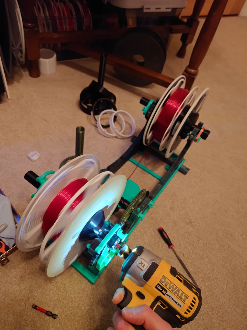 1/3rd & 2/3rd modular divided spool leadscrew in 1 Remixed by Anthony ...