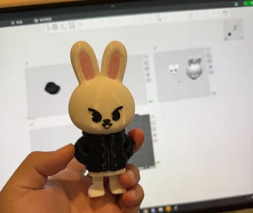 Modelo para impresión 3D: Leebit Down Jackets SKZOO (NOAMS) - Stray Kids — vista de referencia 4