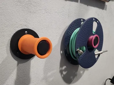 Low friction spool holder - Wall mount