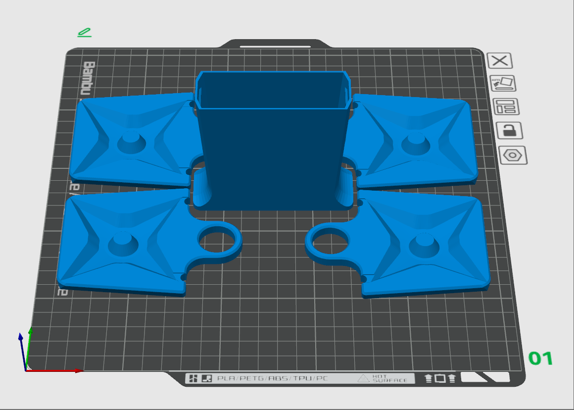 Miniatura 3 do modelo 3D 寒冰飞镖冰格