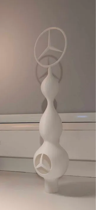 Mercedes-Benz Christmas tree topper