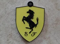Scudetto Ferrari Base Giallo