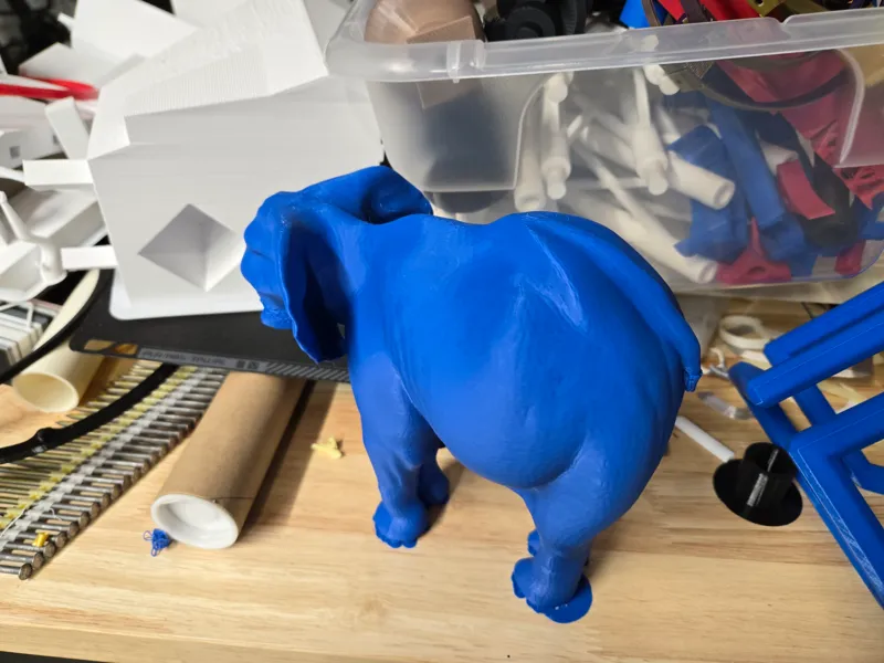 AI Elephant using an image to model workflow