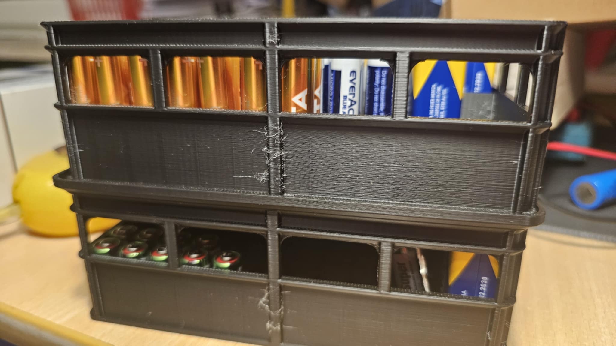 Miniatura 6 do modelo 3D Battery Crate XXL AA / AAA / 9V