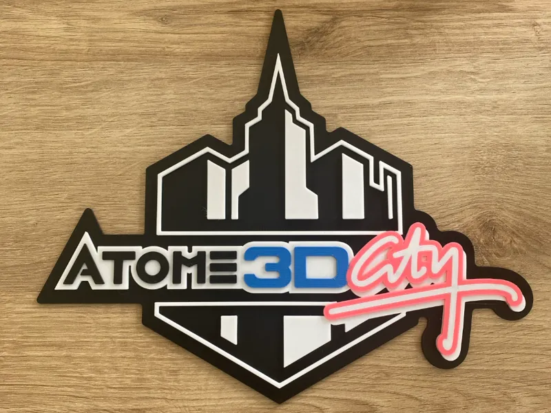 Atome3D City Emblem Crest (écusson de ville) 
