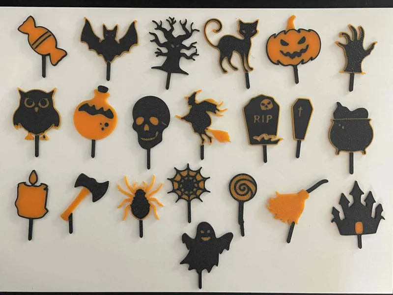 Halloween Cupcake/Cake Topper 23 Pieces