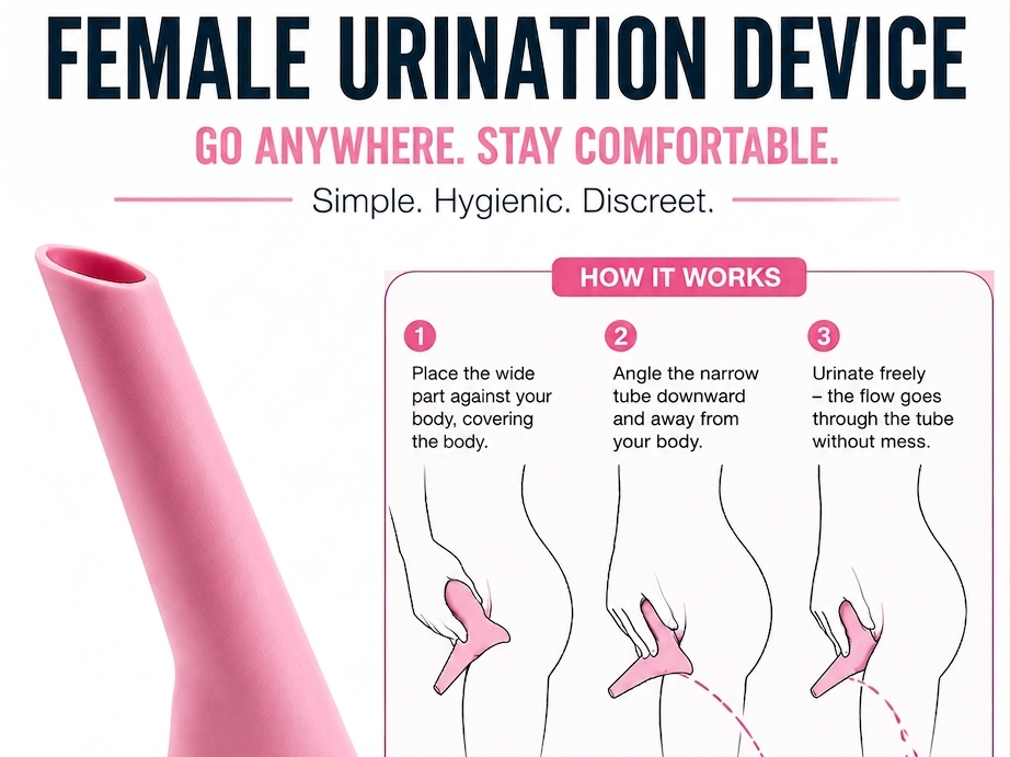 Portable Female Urination Funnel Hygienic Stand - 1