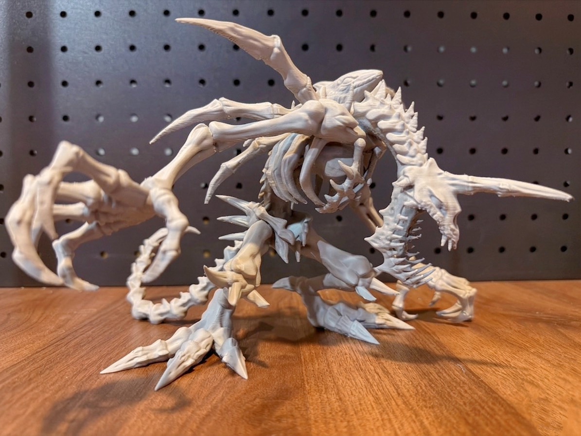 Miniatura 4 do modelo 3D SkullGreymon NO AMS Multi-Color Parted Statue