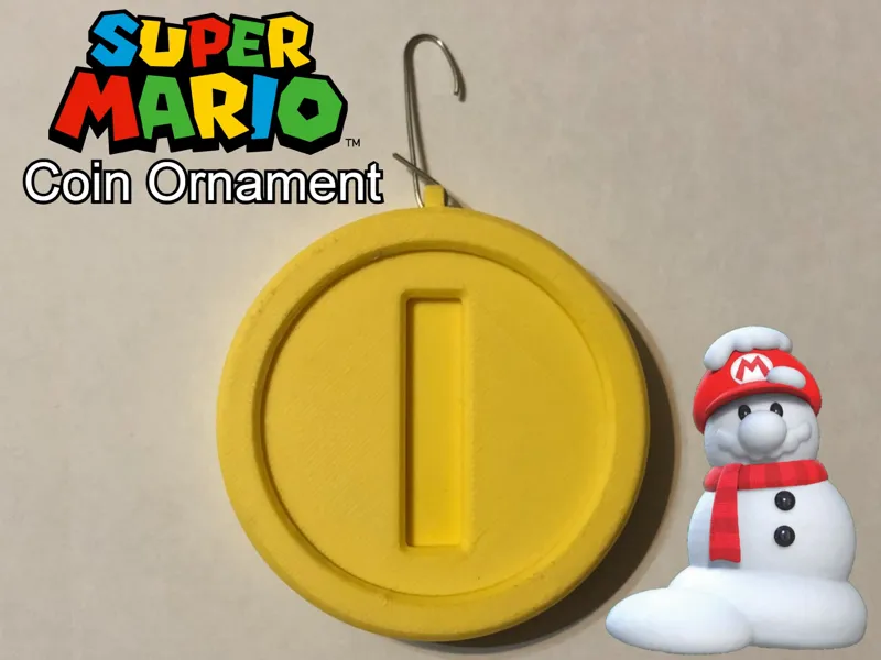 Mario Coin Ornament