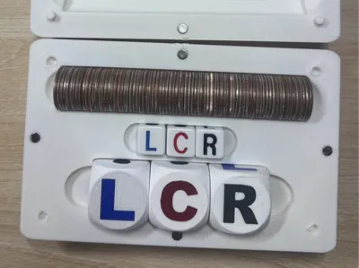 LCR Dice & Quarter Storage Box