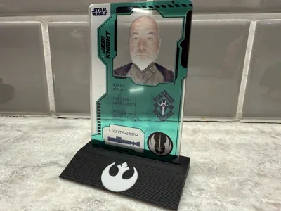 Base for Star Wars Halo ID Badge