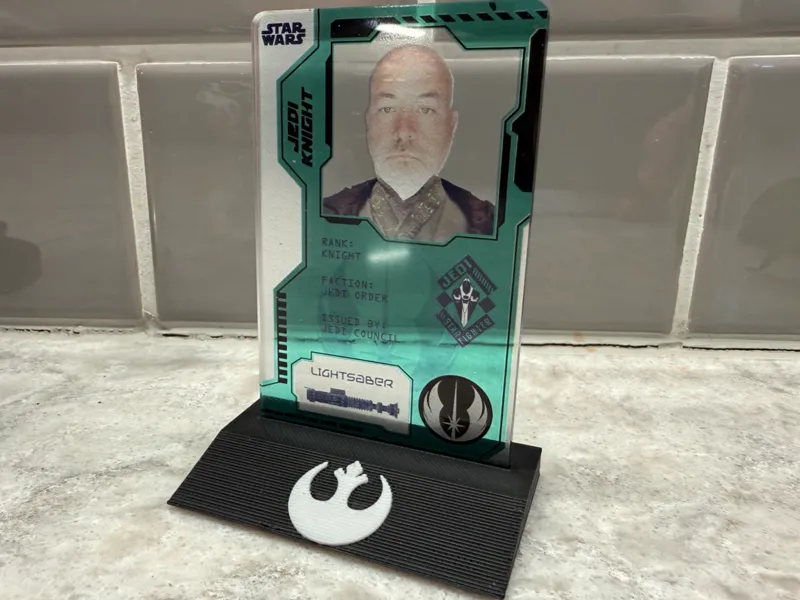 Base for Star Wars Halo ID Badge