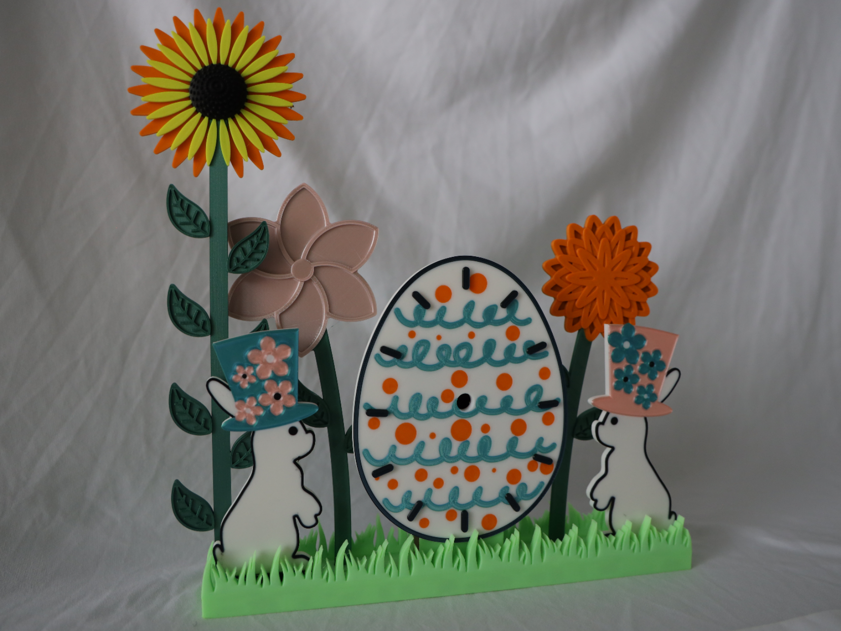 Easter Bunny Clock