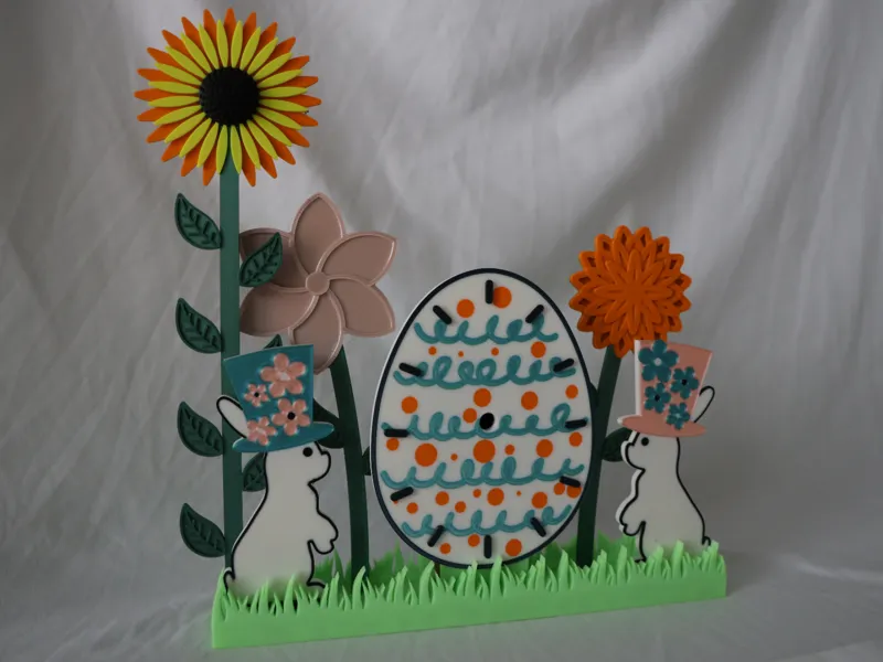 Easter Bunny Clock
