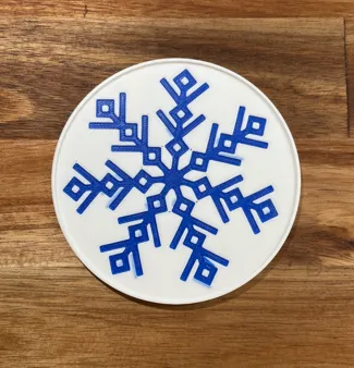Snowflake Coaster