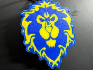 For The Alliance! Keyring Made with Makerworld