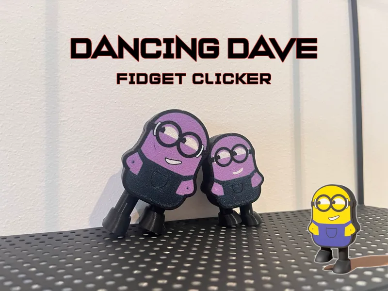 Dancing Dave Minion Fidget Clicker
