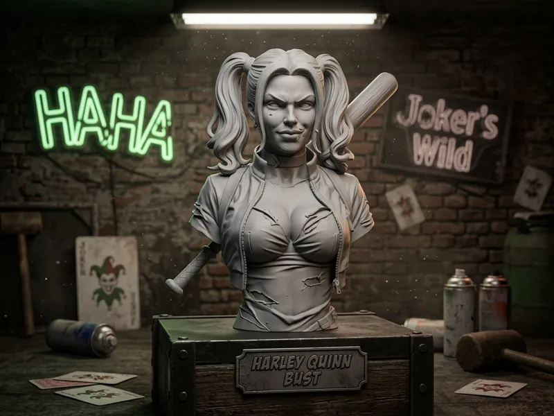 Harley Quinn Bust