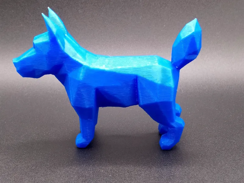 Fast lowpoly dog
