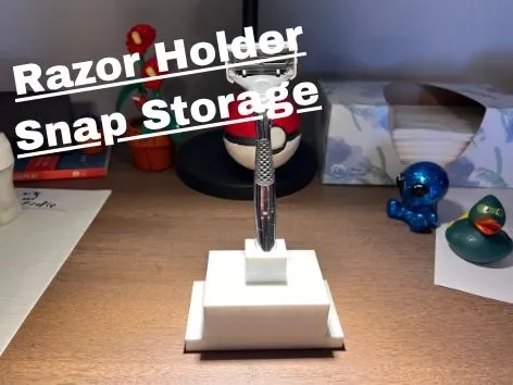 Razor Holder Snap Storage