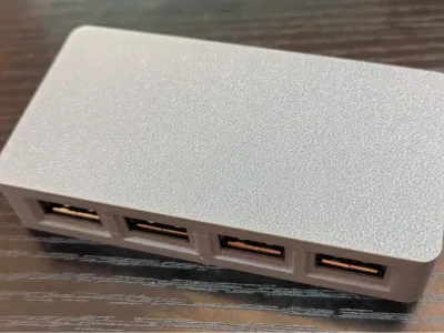 QC3.0 4 in 1 usb power hub shell