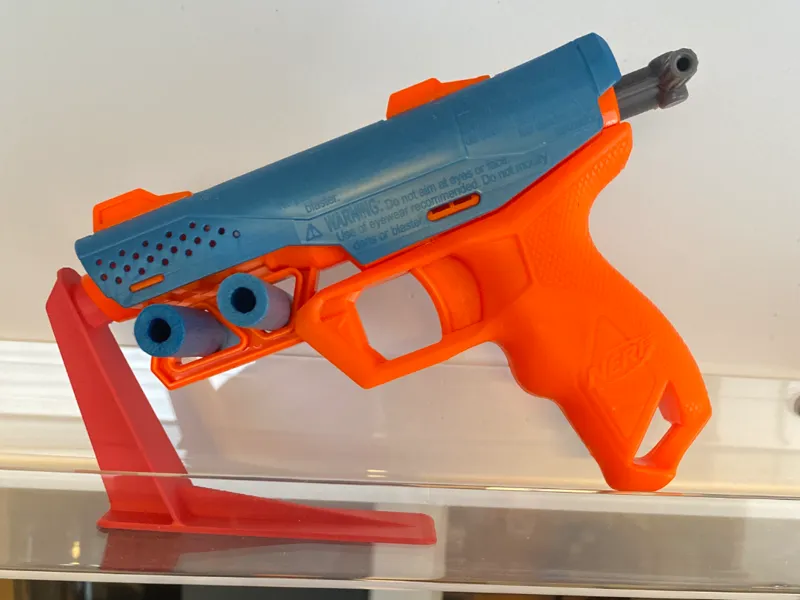 Nerf Pistol Cantilever Stand for 0.5" barrel