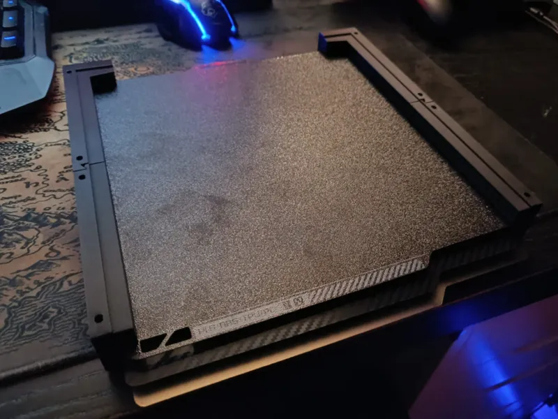 Buildplate Holder for under the table with holes 