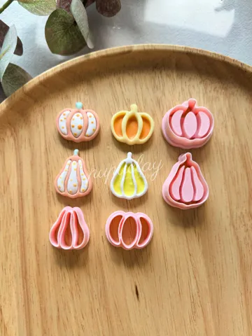 Cortador para modelado: Halloween Mini Pumpkin Polymer Clay Cutter — vista de referencia 3