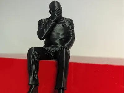 Sitting Picard Facepalm Shelf Buddy