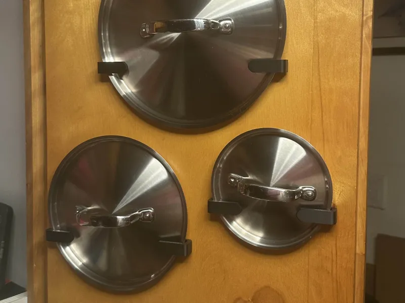 Pot/Pan Lid Holder Low Profile Lids(Eg.Tramontina)