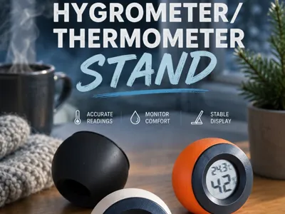 Hygrometer Thermometer Round Housing