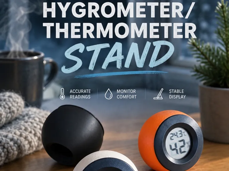 Hygrometer Thermometer Round Housing