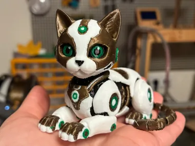 RoboCat 3 lying