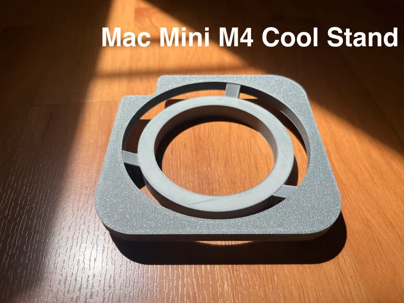 Mac mini M4 Cooling Stand with Power Button Access