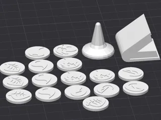 Big book of madness boardgame tokens