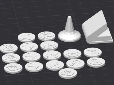 Big book of madness boardgame tokens