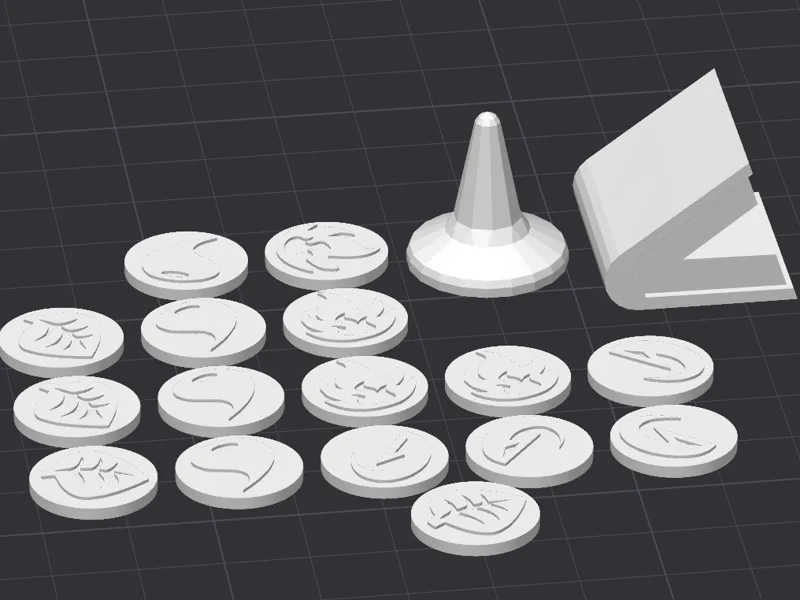 Big book of madness boardgame tokens