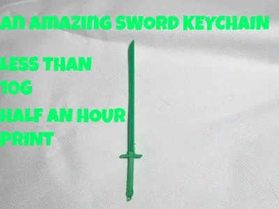 Gooses Amazing Sword Keychain