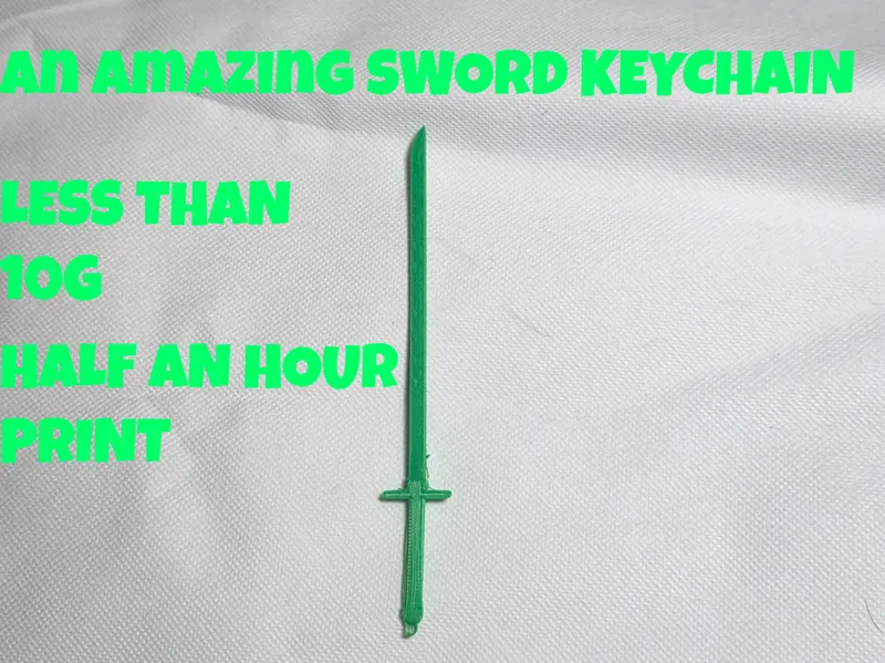 Gooses Amazing Sword Keychain