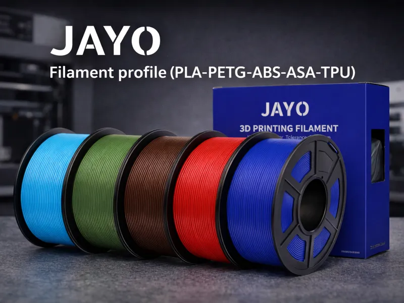 Jayo filament profile (PLA PETG ABS ASA TPU)