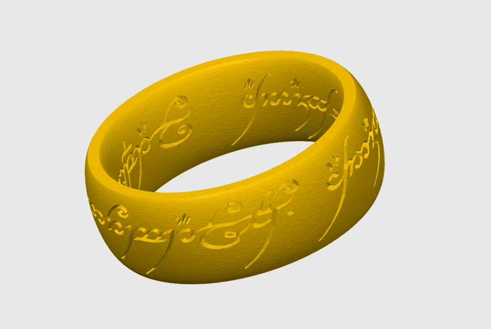 Realistic Monster O Ringe LOTR, lord of the rings, the one ring - Free 3D Print Model - MakerWorld