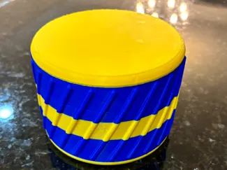 75mm by 100mm container with threaded lid