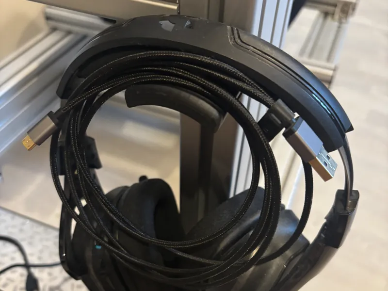 Headset Halter Sim Rig 40x40 Aluprofil 